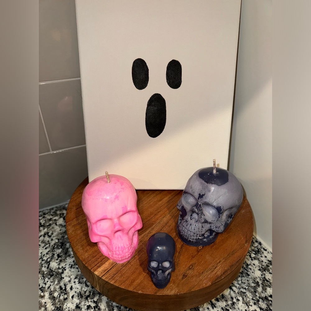 Handmade Skull Decorative Candles (Large)